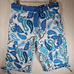 Rare Jox Blue and White Paisley Men Size 32
